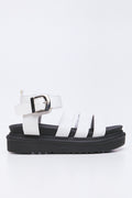 White Chunky Platform Sandals (1)