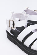 White Chunky Platform Sandals (3)