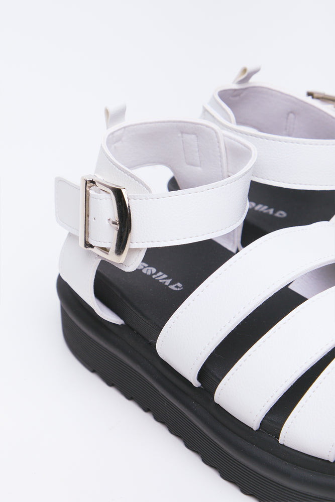 White Chunky Platform Sandals (3)
