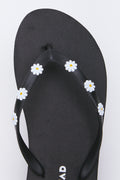 Black Embellished Platform Flip Flops (4)
