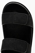 Black Double Velcro Moulded Sandals (4)
