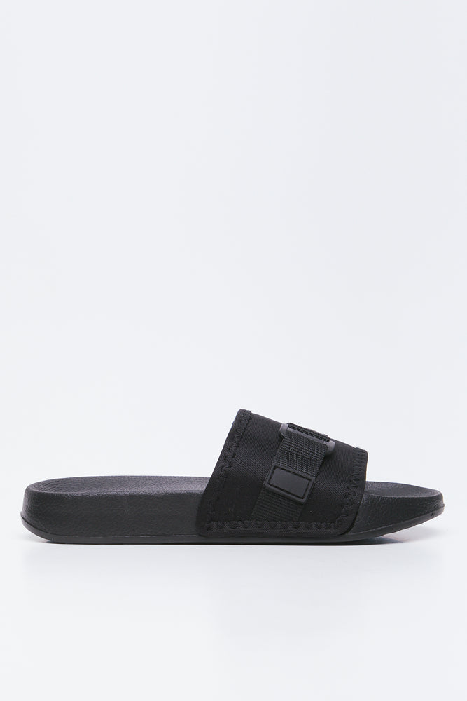 Black Utility Buckle Slides (1)