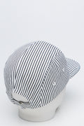 Striped 5 Panel Flat Bill Cap (2)