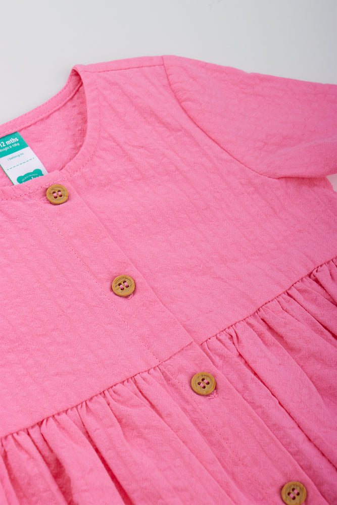 Pink Seersucker Woven Top (1)