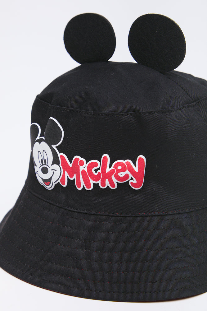 Black Mickey Mouse Bucket Hat (1)