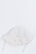 White Broderie Anglaise Hat