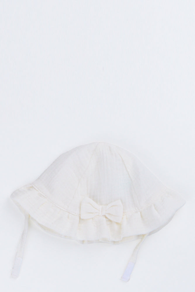 White Broderie Anglaise Hat