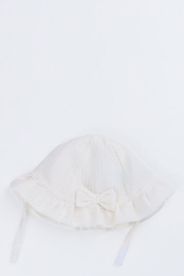 White Broderie Anglaise Hat
