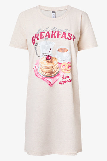2 Pack Breakfast Print Sleepshirts
