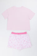Pink Sundays Club Shorty Set (2)