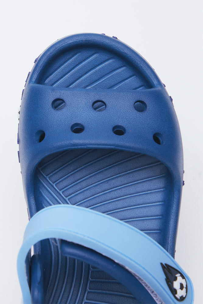 Navy Football Light Up Sandals (4)