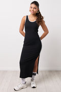 Black Strappy Maxi Dress