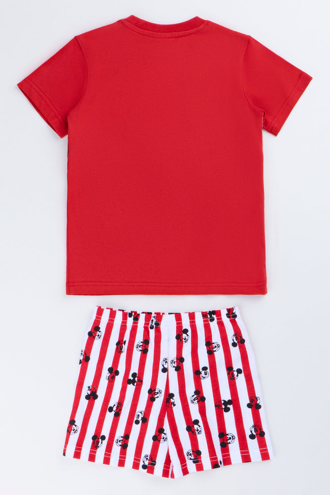 Red Mickey Mouse Pyjama Set (2)