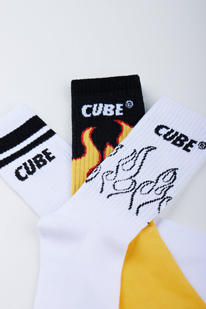 3 Pack Crew Anklet Socks (1)
