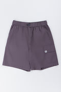 Charcoal Poplin Shorts