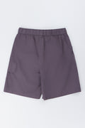 Charcoal Poplin Shorts (2)