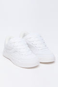 White Padded Skate Sneakers