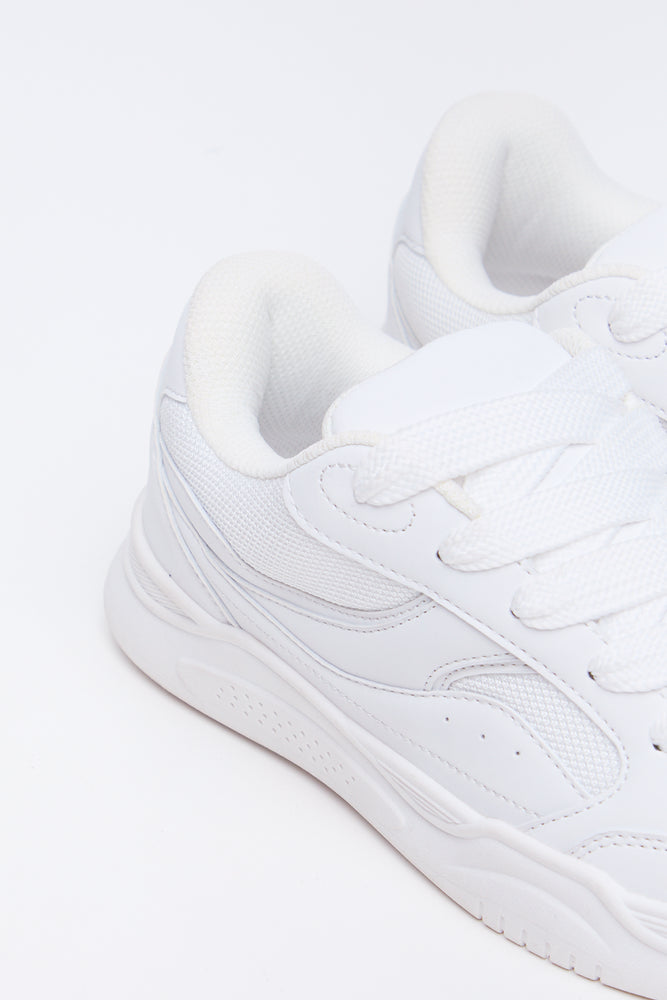 White Padded Skate Sneakers (3)