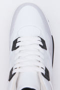 White High Top Basketball Sneakers (4)