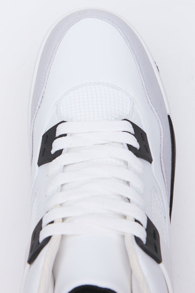 White High Top Basketball Sneakers (4)