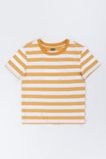 Gold And White Stripe T-Shirt