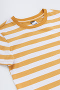 Gold And White Stripe T-Shirt (1)
