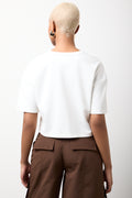 White Short Sleeve Cargo Top (2)
