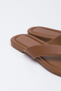 Brown Metal Trim Sandals (3)
