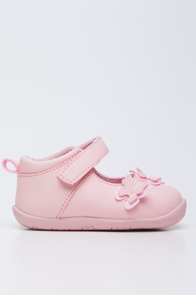 Pink Butterfly Mary Jane Shoes (1)