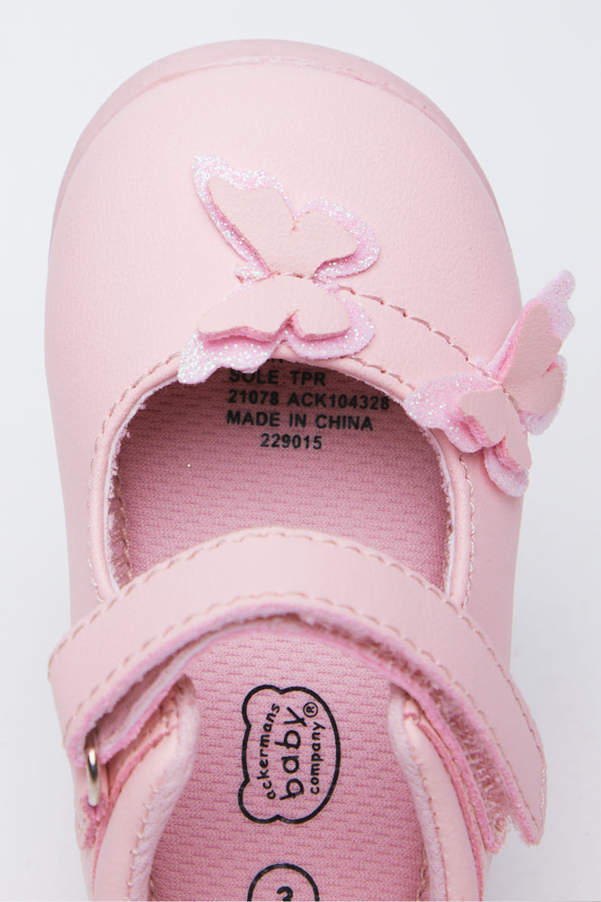 Pink Butterfly Mary Jane Shoes (4)