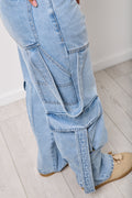 Light Blue Utility Denim Pants (3)
