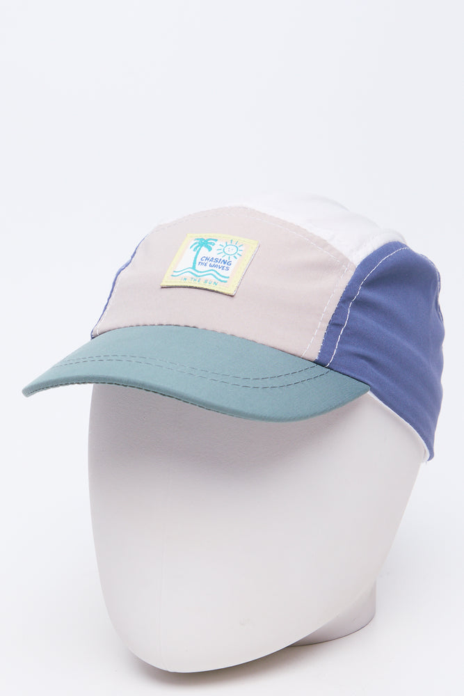 Natural Colourblock Peak Cap