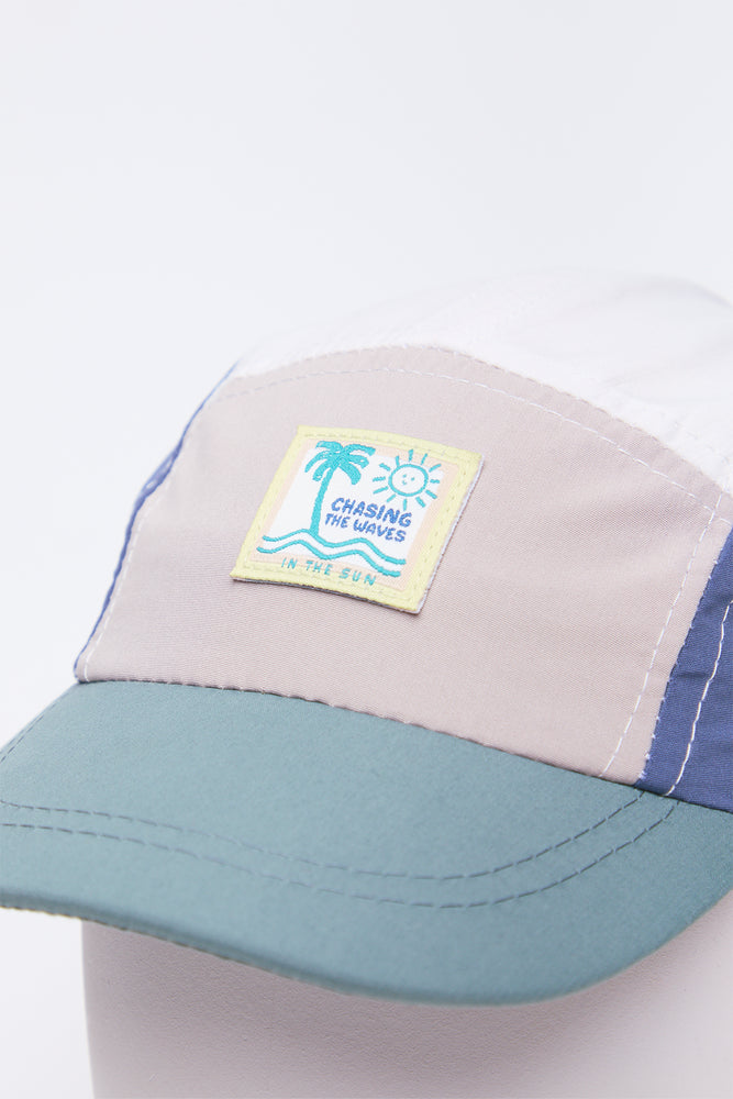 Natural Colourblock Peak Cap (1)