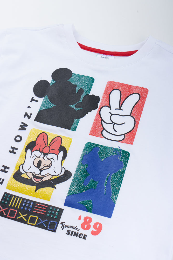 Minnie Mouse Graphic Print T-Shirt (1)