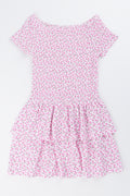 Pink Floral Bubble Dress