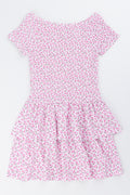 Pink Floral Bubble Dress (2)