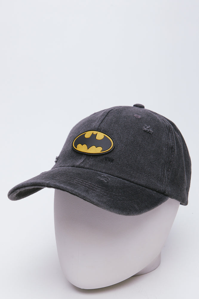 Batman Logo Distressed Peak Cap