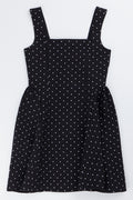 Polka Dot Fit Flare Dress