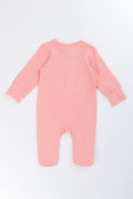 Coral Cotton Sleepsuit (2)