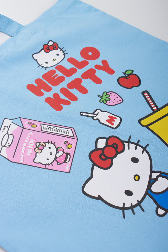 Hello Kitty Blue Tote Bag (1)