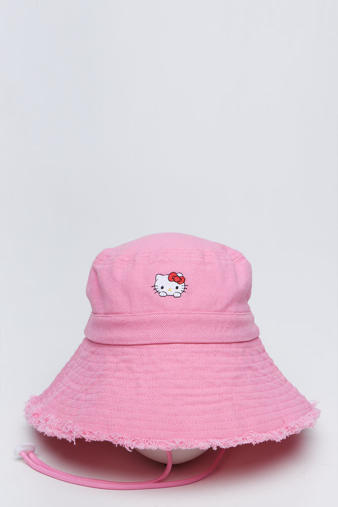 Pink Hello Kitty Bucket Hat