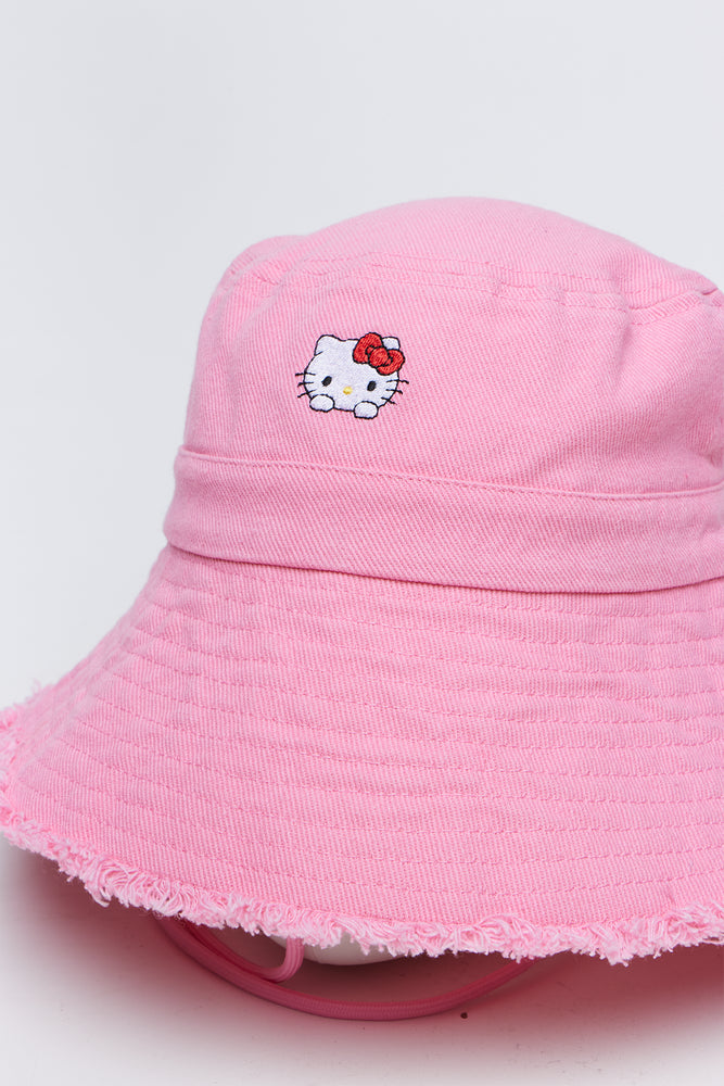 Pink Hello Kitty Bucket Hat (1)