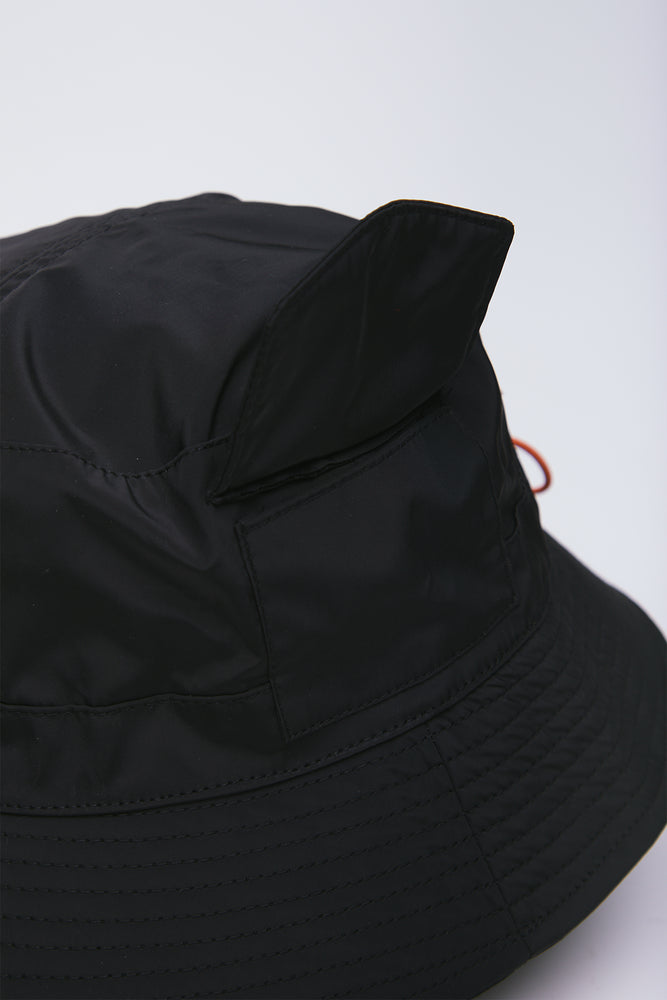 Black Adjustable Bucket Hat (1)