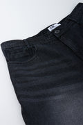 Charcoal Denim Cargo Jorts (1)