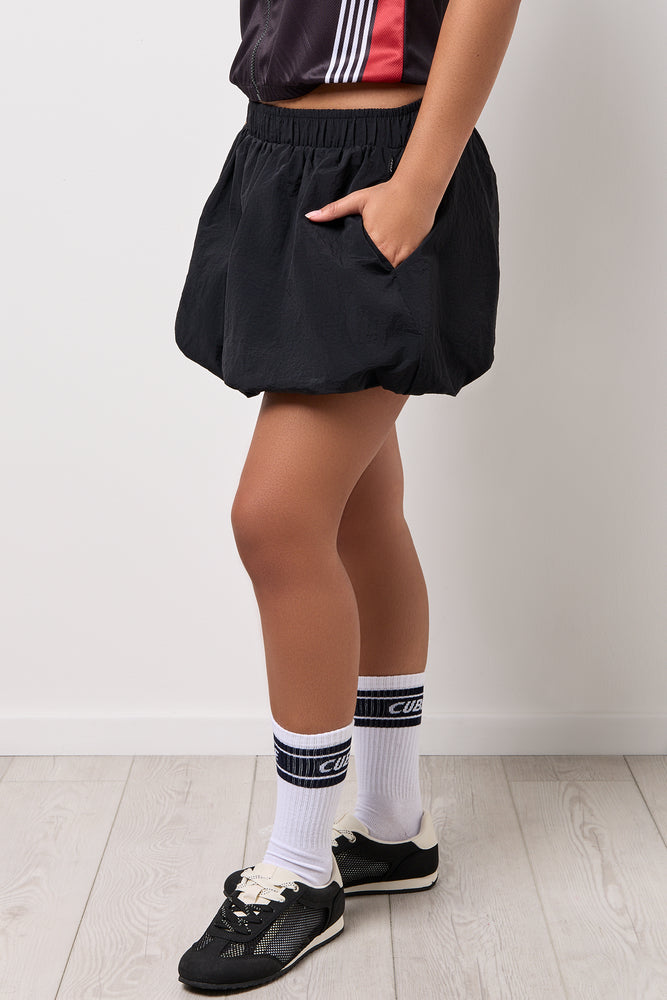 Black Voluminous Bubble Skirt (1)