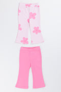 2 Pack Floral Flare Legging
