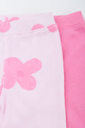 2 Pack Floral Flare Legging (1)