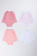 4 Pack Long Sleeve Printed Bodyvest