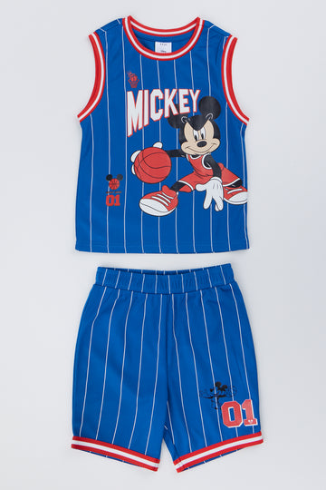 Mickey Mouse Basketball Shorts Set