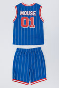 Mickey Mouse Basketball Shorts Set (2)